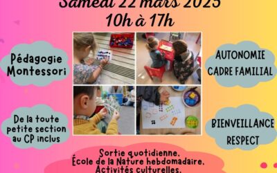 Journée portes ouvertes le Samedi 22 MARS 2025 de 10h00 à 17h00